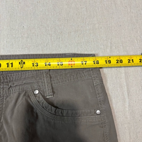 Kuhl Pants Women's Size 14 Reg Dark Gray Splash Roll Up Hiking Outdoors Trail - Picture 7 of 7